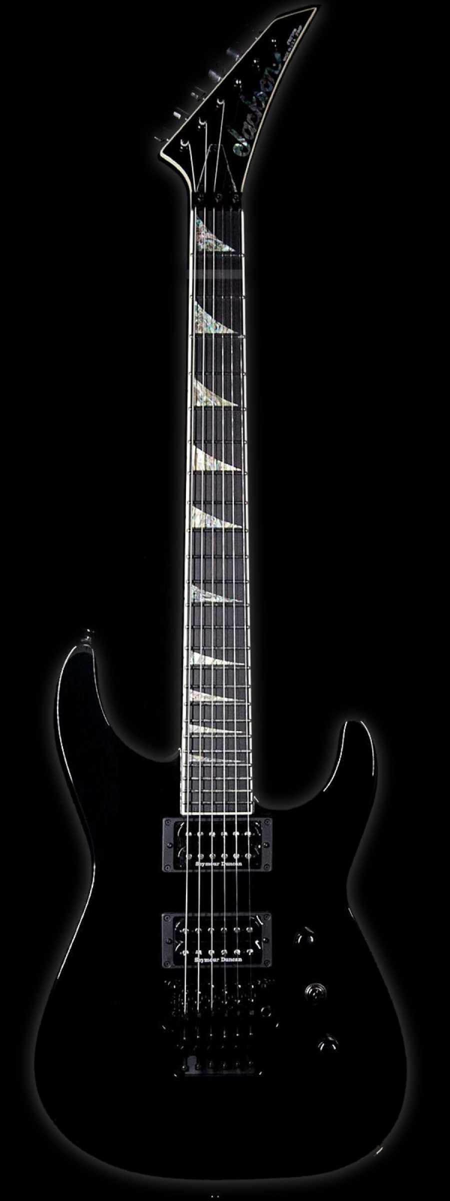 1__wwg_large-7.jpg Jackson Custom Shop Wild West Soloist SL2H Seymour Duncan Pickups Floyd Rose Ebony Fingerboard Black Metallic - Image 1