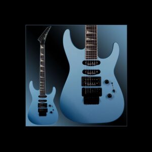 Jackson Custom Shop Wild West Soloist SL1 HSS Seymour Duncan Pickups Ebony Fingerboard Matte Blue Frost - Image 6