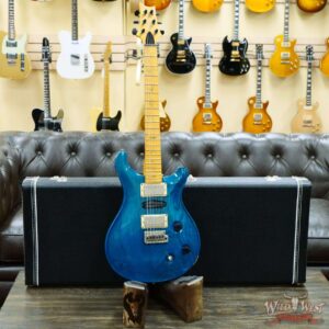 2001 PRS Swamp Ash Special Flame Maple Neck with McCarty pickups Turquoise - Image 6