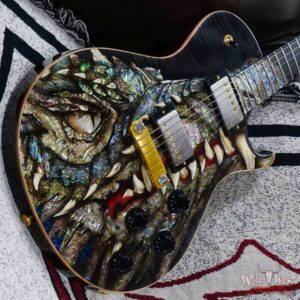 Paul Reed Smith PRS Singlecut Dragon 2002 #97 Brazilian Rosewood Neck and Board Whale Blue - Image 9