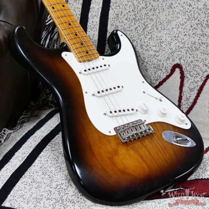 2004 Fender Custom Shop Yuriy Shishkov Masterbuilt 50th Anniversary 1954 Stratocaster Closet Classic 2 Tone Sunburst 7.20 lbs - Image 8