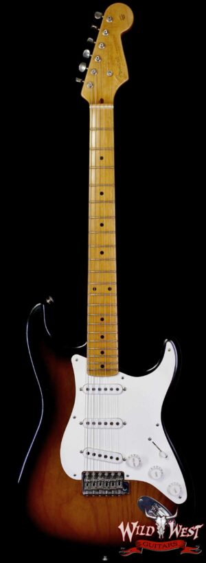 2004 Fender Custom Shop Yuriy Shishkov Masterbuilt 50th Anniversary 1954 Stratocaster Closet Classic 2 Tone Sunburst 7.20 lbs