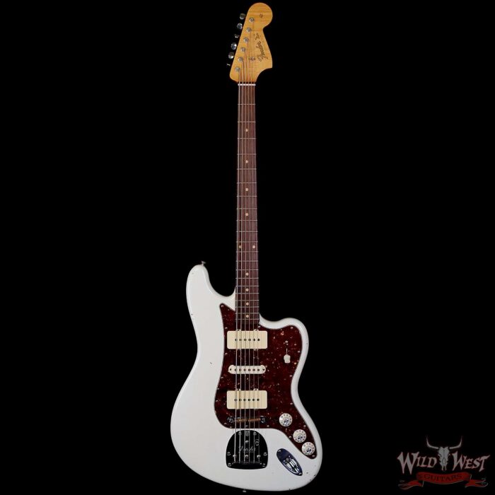 2006 Fender Custom Shop Masterbuilt Bass VI Built Refinished Modified by Chris Fleming 8.85 lbs - Image 3