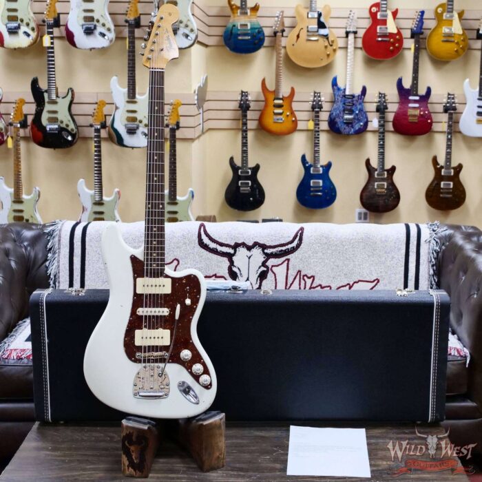 2006 Fender Custom Shop Masterbuilt Bass VI Built Refinished Modified by Chris Fleming 8.85 lbs - Image 6