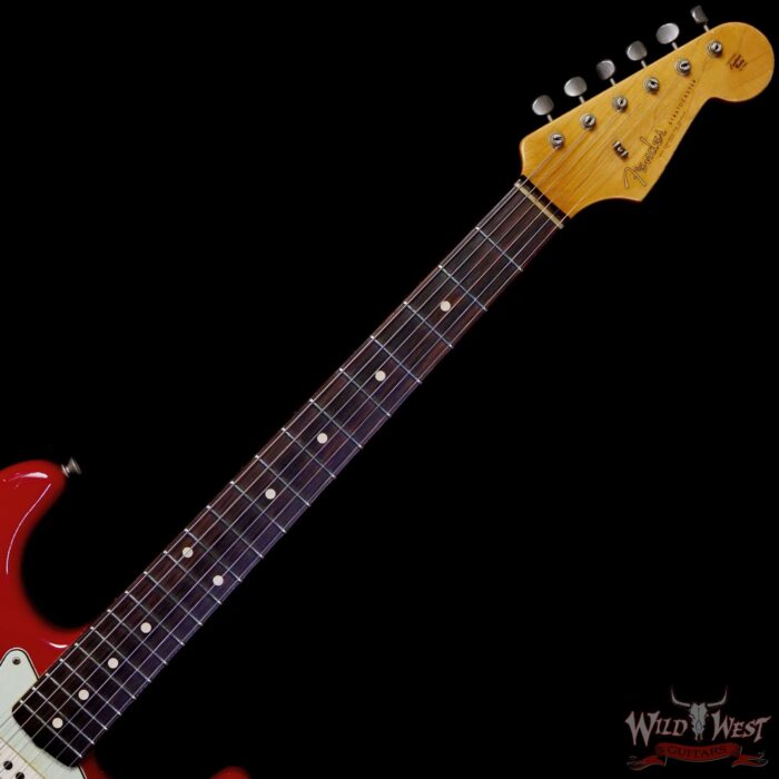 2011 Fender Custom Shop 1962 Stratocaster Relic Dakota Red 7.50 lbs - Image 4