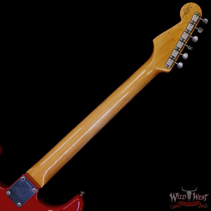 2011 Fender Custom Shop 1962 Stratocaster Relic Dakota Red 7.50 lbs - Image 5