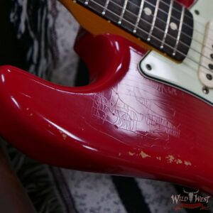 2011 Fender Custom Shop 1962 Stratocaster Relic Dakota Red 7.50 lbs - Image 9