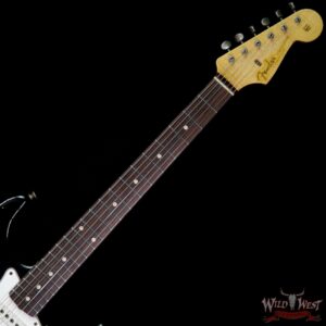 2013 Fender Custom Shop 1960 Stratocaster Heavy Relic Rosewood Slab Board Black - Image 8