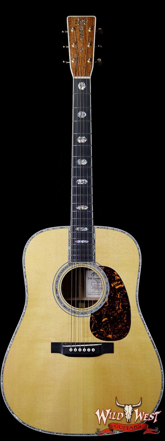 2013 Martin Limited Edition D-45 Commemorative #47 of 91 Adirondack Spruce with Madagascar Rosewood Electric-Acoustic - Image 1
