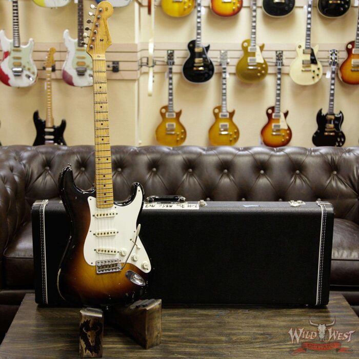 2014 Fender Custom Shop John Cruz Masterbuilt 1957 Stratocaster Relic Ash Body Maple Neck 2 Tone Sunburst - Image 11