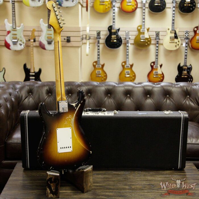 2014 Fender Custom Shop John Cruz Masterbuilt 1957 Stratocaster Relic Ash Body Maple Neck 2 Tone Sunburst - Image 13