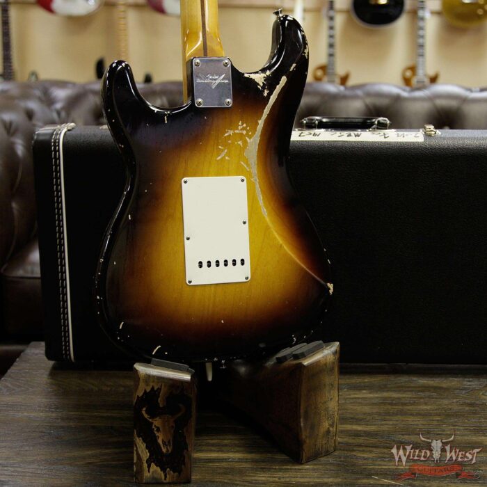 2014 Fender Custom Shop John Cruz Masterbuilt 1957 Stratocaster Relic Ash Body Maple Neck 2 Tone Sunburst - Image 14