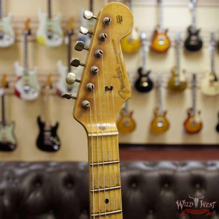 2014 Fender Custom Shop John Cruz Masterbuilt 1957 Stratocaster Relic Ash Body Maple Neck 2 Tone Sunburst - Image 7