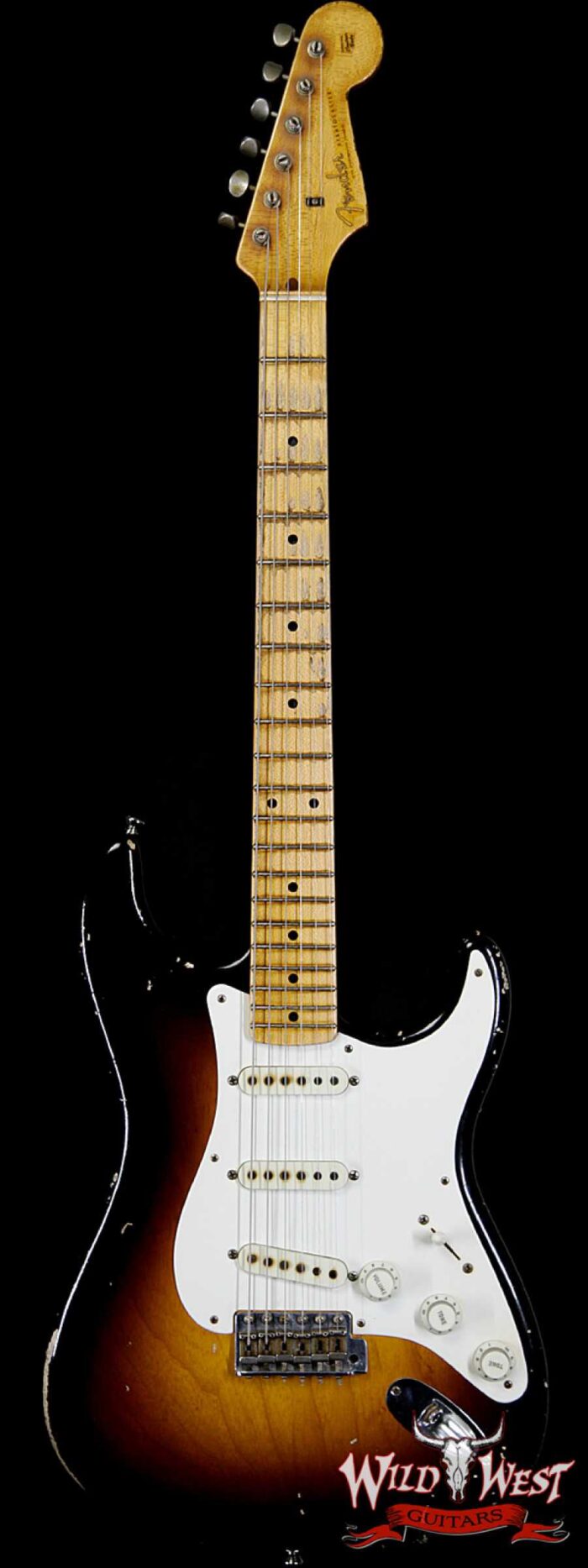 2014 Fender Custom Shop John Cruz Masterbuilt 1957 Stratocaster Relic Ash Body Maple Neck 2 Tone Sunburst - Image 1