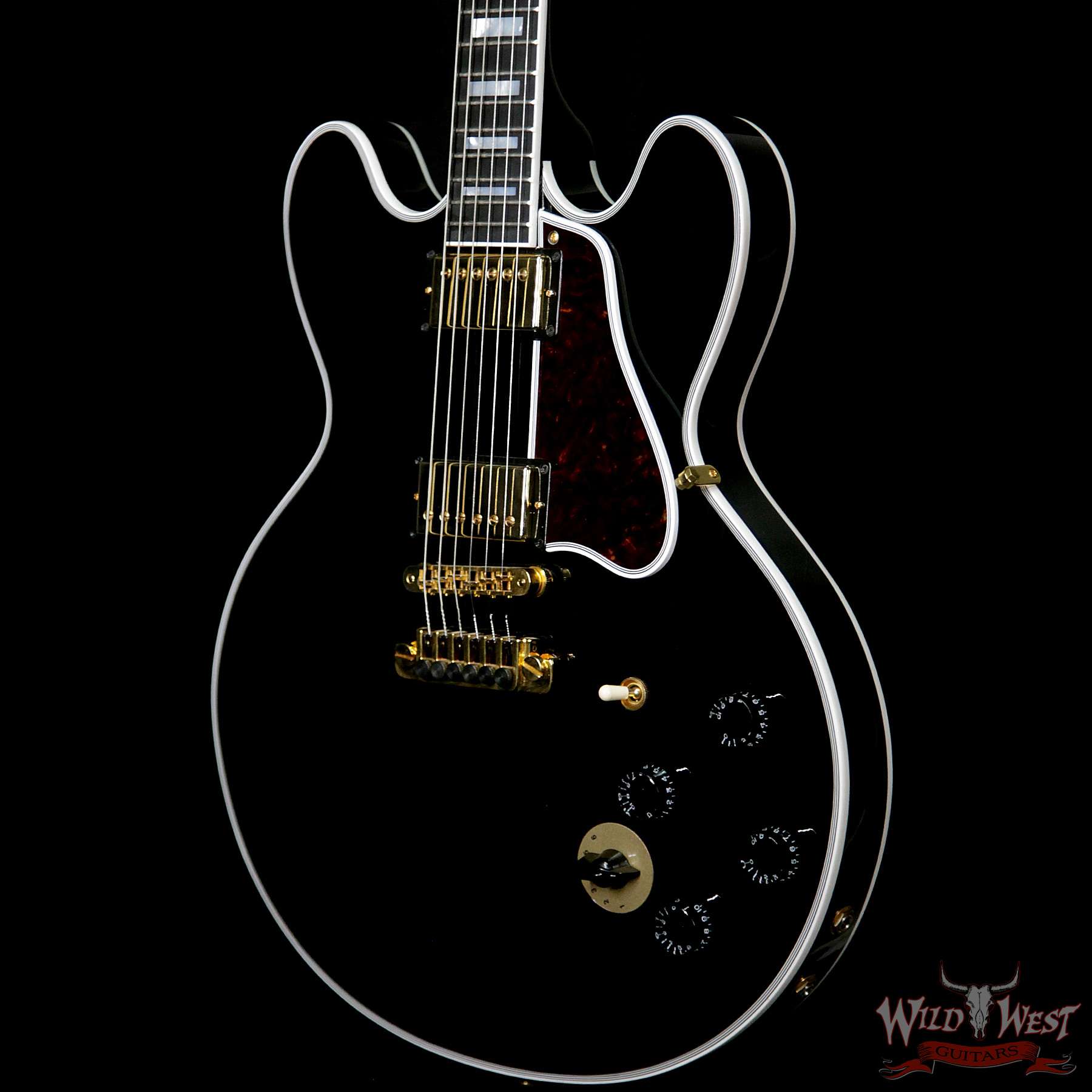 2014-gibsonmemphis-65thlucille-11224705-br__wwg.jpg 2014 Gibson Memphis B.B. King Signature Lucille 65th Anniversary Ebony - Image 2