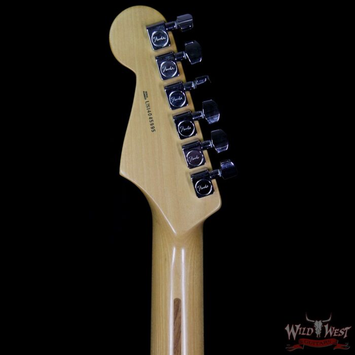 2014 Fender USA Standard Stratocaster SSS Maple Neck and Fretboard Olympic White - Image 6