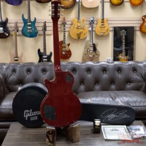 2016 Gibson Legacy Archive Les Paul Joe Bonamassa Tomato Soup Burst Limited Edition Signature Model Prototype Guitar with Joe Bonamassa signed Case - Image 8