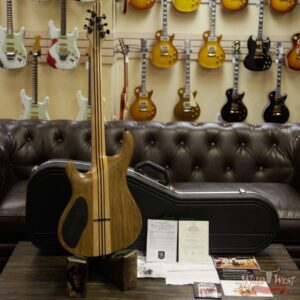 2017 Mayones Regius Core Classic 6 Flame Maple Carve Top Snakewood Fingerboard Jeans Black Satin - Image 10