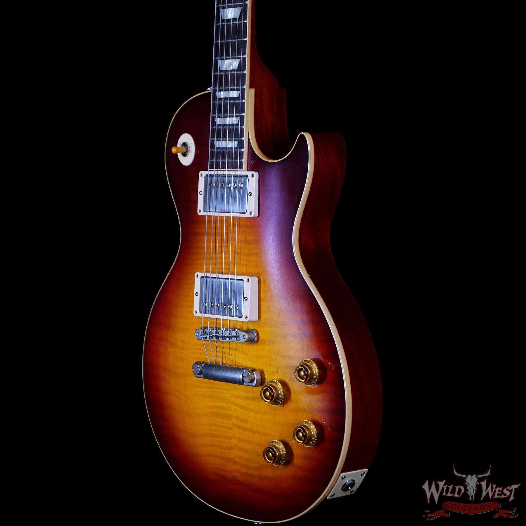 2018-gibsoncs-1958lp-vos-982418-br__wwg.jpg 2018 Gibson Custom Shop 1959 Les Paul Standard Reissue VOS Vintage Cherry Owned by Jon Levin of Dokken 8.55 LBS - Image 2