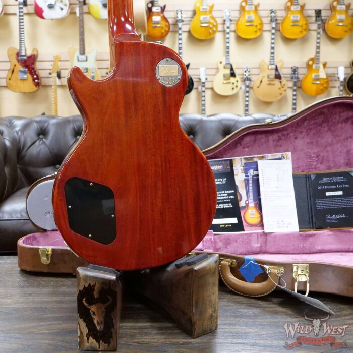2018 Gibson Custom Shop 1959 Les Paul Standard Reissue VOS Vintage Cherry Owned by Jon Levin of Dokken 8.55 LBS - Image 14