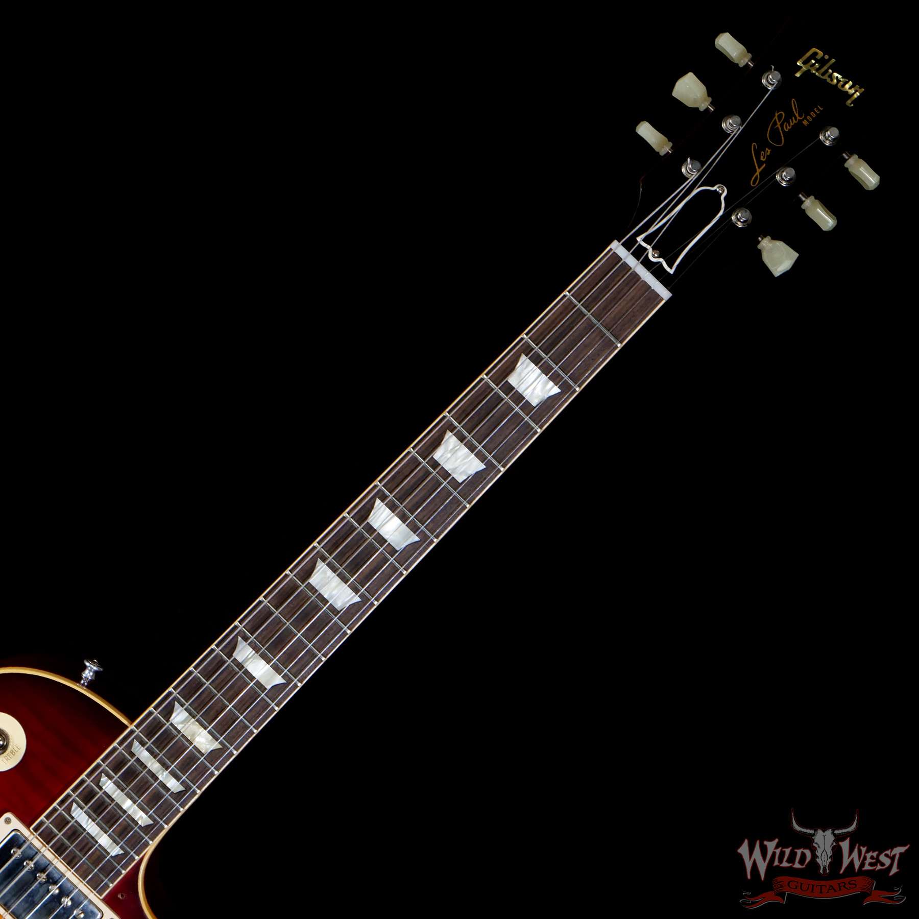 2018-gibsoncs-1958lp-vos-982418-nf__wwg.jpg 2018 Gibson Custom Shop 1959 Les Paul Standard Reissue VOS Vintage Cherry Owned by Jon Levin of Dokken 8.55 LBS - Image 8
