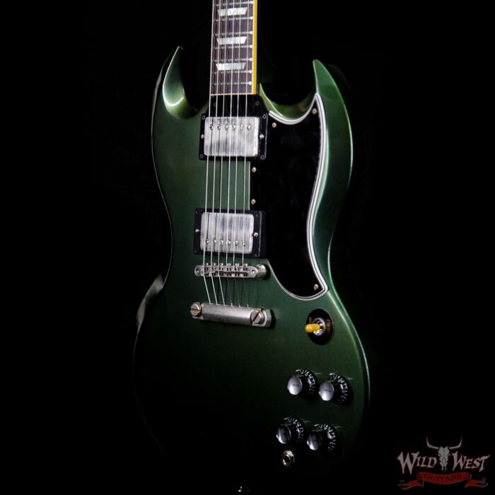 2018 Gibson Custom Shop 1961 SG Standard Antique Metallic Teal VOS - Image 2