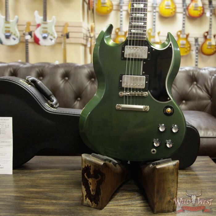 2018 Gibson Custom Shop 1961 SG Standard Antique Metallic Teal VOS - Image 10