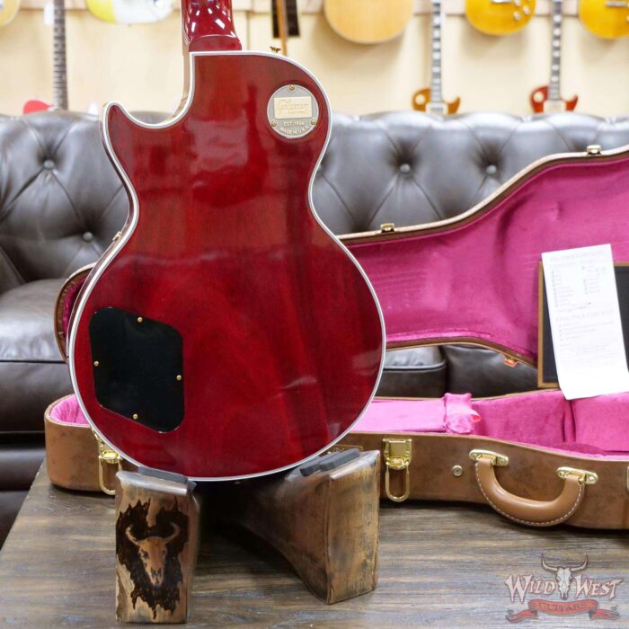 2018 Gibson Custom Shop Les Paul Custom Quilted Maple Top Cherry Sunburst - Image 10