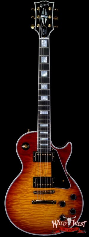 2018 Gibson Custom Shop Les Paul Custom Quilted Maple Top Cherry Sunburst