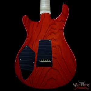 2018 PRS Wood Library 10 Top 509 Quilt Top Flame Maple Neck and Fingerboard Burnt Mapleleaf - Image 6