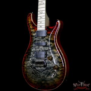 2018 PRS Wood Library 10 Top 509 Quilt Top Flame Maple Neck and Fingerboard Burnt Mapleleaf - Image 2