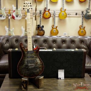 2018 PRS Wood Library 10 Top 509 Quilt Top Flame Maple Neck and Fingerboard Burnt Mapleleaf - Image 11