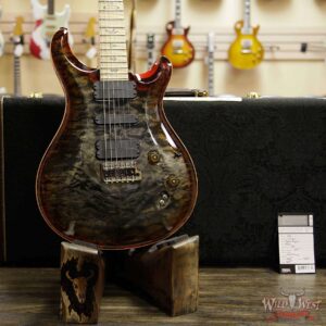 2018 PRS Wood Library 10 Top 509 Quilt Top Flame Maple Neck and Fingerboard Burnt Mapleleaf - Image 12
