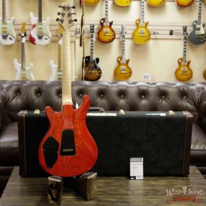 2018 PRS Wood Library 10 Top 509 Quilt Top Flame Maple Neck and Fingerboard Burnt Mapleleaf - Image 13