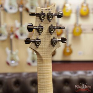 2018 PRS Wood Library 10 Top 509 Quilt Top Flame Maple Neck and Fingerboard Burnt Mapleleaf - Image 9