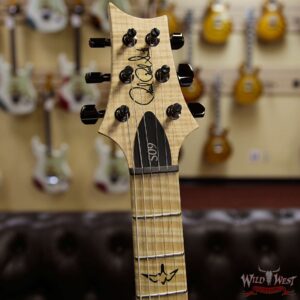 2018 PRS Wood Library 10 Top 509 Quilt Top Flame Maple Neck and Fingerboard Burnt Mapleleaf - Image 7