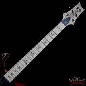 2018 PRS Wood Library 10 Top 509 Quilt Top Flame Maple Neck and Fingerboard Burnt Mapleleaf - Image 8