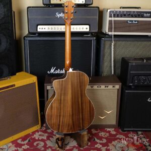 2018 Taylor 214CE DLX Electric-Acoustic Guitar Natural - Image 7