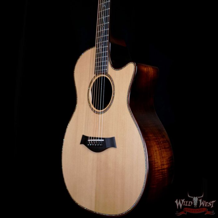 2018 Taylor Builder’s Edition K14ce Electric-Acoustic Guitar Kona Burst - Image 2