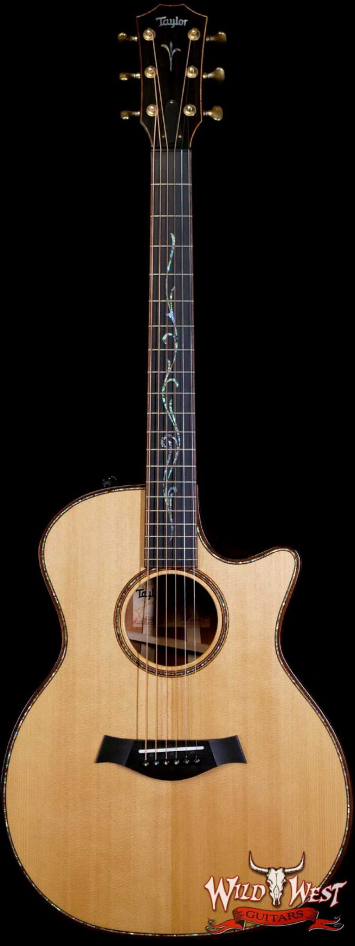 2018 Taylor Builder’s Edition K14ce Electric-Acoustic Guitar Kona Burst - Image 1