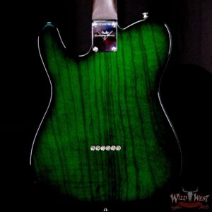 2019 Fender Custom Shop Dale Wilson Masterbuilt Quilt Top Telecaster NOS Rosewood Neck Emerald Green Trans - Image 5
