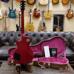 2019 Gibson Custom Shop M2M Les Paul Custom Firgured Top Flame Maple Fire Red - Image 8