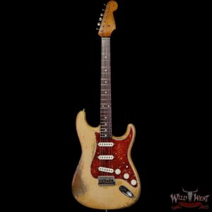 2020 Fender Custom Shop Dale Wilson Masterbuilt 1961 Stratocaster Heavy Relic Desert Sand over 3 Tone Sunburst 7.30 LBS - Image 3