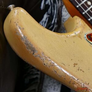 2020 Fender Custom Shop Dale Wilson Masterbuilt 1961 Stratocaster Heavy Relic Desert Sand over 3 Tone Sunburst 7.30 LBS - Image 9
