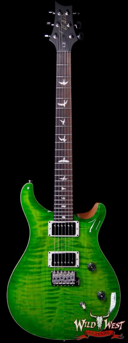 Paul Reed Smith PRS Wild West Guitars Special Run CE 24 Flame Top Painted Neck 57/08 Pickups Eriza Verde 284840