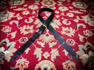 Red Monkey Handbuilt 1-3/4” Classic Leather Guitar Strap 56’‘- 60’’ - Image 3