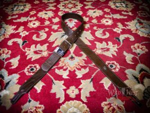 Red Monkey Handbuilt 1-3/4” Classic Leather Guitar Strap 56’‘- 60’’ - Image 5