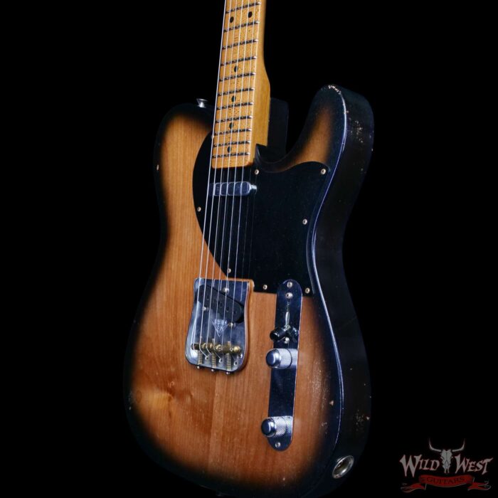 Fender Custom Shop Kyle McMillin Masterbuilt Roasted 50’s Telecaster Josefina Hand-Wound Pickups Natural Black Burst 7.30 lbs - Image 2