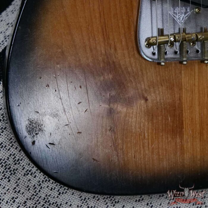 Fender Custom Shop Kyle McMillin Masterbuilt Roasted 50’s Telecaster Josefina Hand-Wound Pickups Natural Black Burst 7.30 lbs - Image 8
