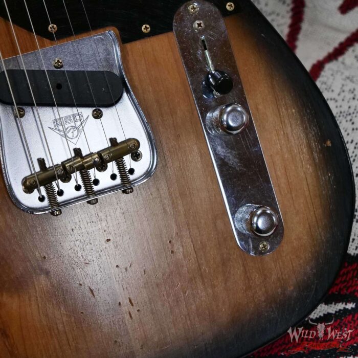 Fender Custom Shop Kyle McMillin Masterbuilt Roasted 50’s Telecaster Josefina Hand-Wound Pickups Natural Black Burst 7.30 lbs - Image 9
